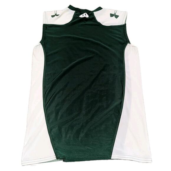 Under Armour Stock Tempo Racerback Jersey 2XL Green & White - Picture 2 of 5